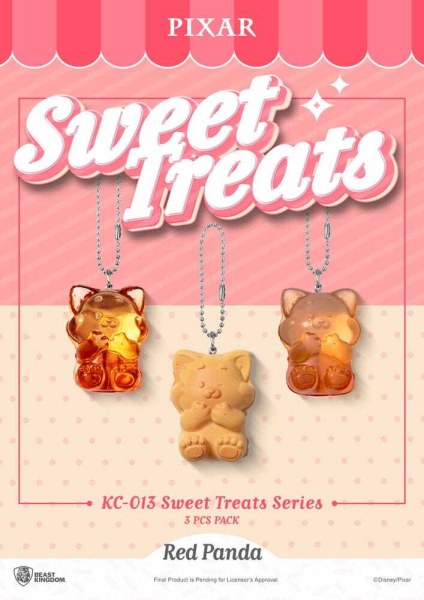 portachiavi Pixar Sweet Treats Series da 4 cm, confezione da 3