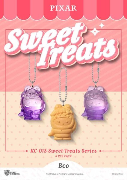 portachiavi Pixar Sweet Treats Series da 4 cm, confezione da 3
