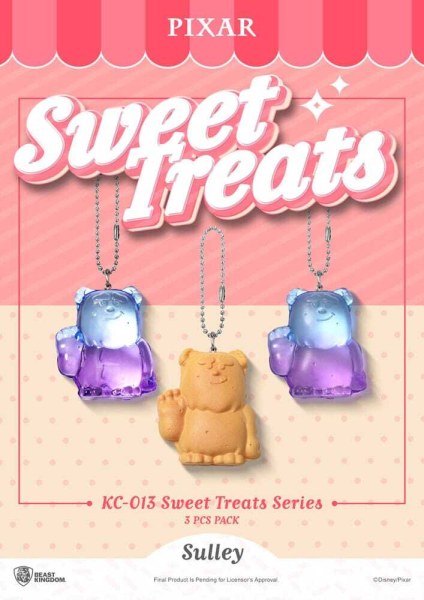 portachiavi Pixar Sweet Treats Series da 4 cm, confezione da 3