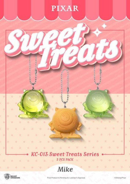 portachiavi Pixar Sweet Treats Series da 4 cm, confezione da 3