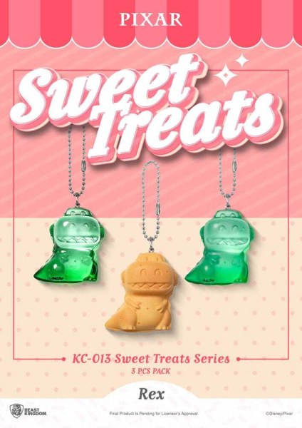 portachiavi Pixar Sweet Treats Series da 4 cm, confezione da 3