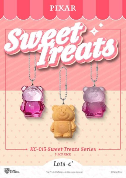 portachiavi Pixar Sweet Treats Series da 4 cm, confezione da 3