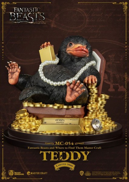 Statuetta di Teddy Master Craft di Animali Fantastici 21 cm