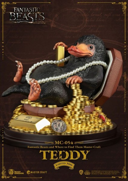 Statuetta di Teddy Master Craft di Animali Fantastici 21 cm