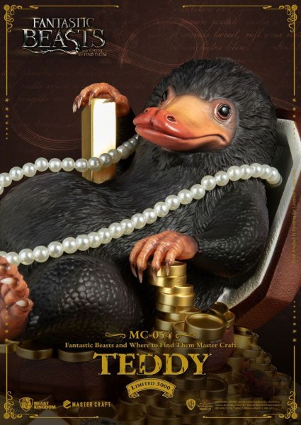 Statuetta di Teddy Master Craft di Animali Fantastici 21 cm