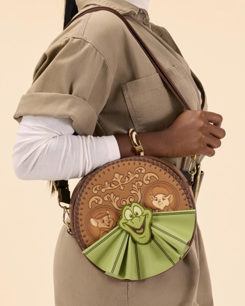 BORSA A TRACOLLA BIANCA E BERNIE - DISNEY LOUNGEFLY