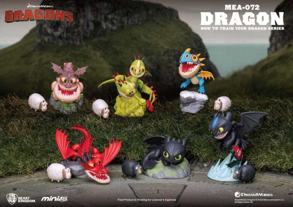 Assortimento di figurine di Dragon Trainer Mini Egg Attack Blind Box Series 10 cm