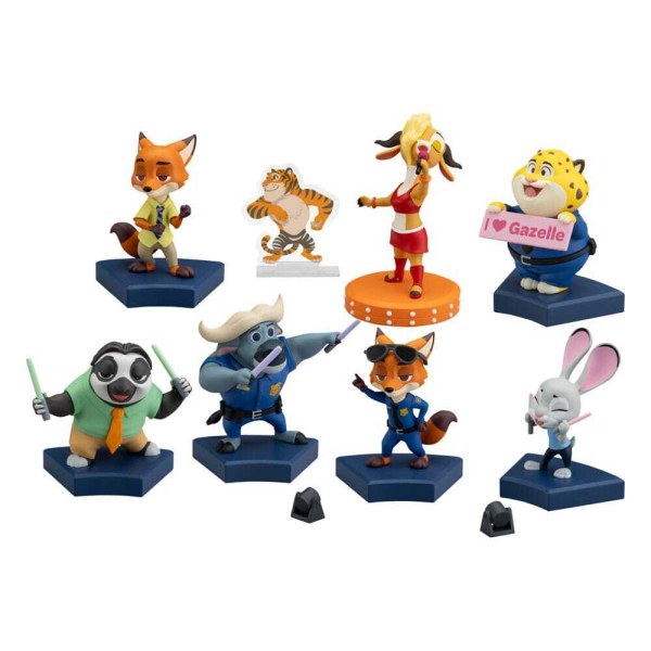 Assortimento di figurine Zootopia Mini Egg Attack Blind Box Concert Series 8 cm