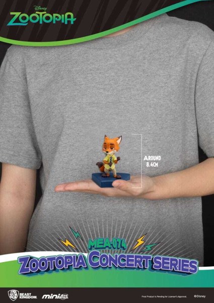 Assortimento di figurine Zootopia Mini Egg Attack Blind Box Concert Series 8 cm