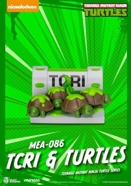 Assortimento di figurine delle Tartarughe Ninja Mini Egg Attack Blind Box Series 12 cm