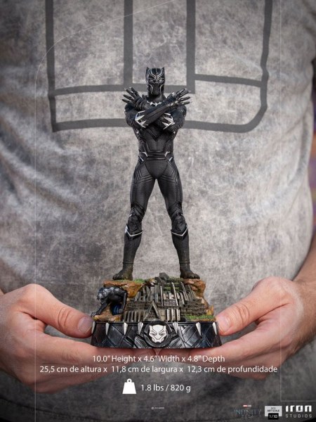 Statuetta The Infinity Saga Art Scale 1/10 Black Panther Deluxe 25 cm