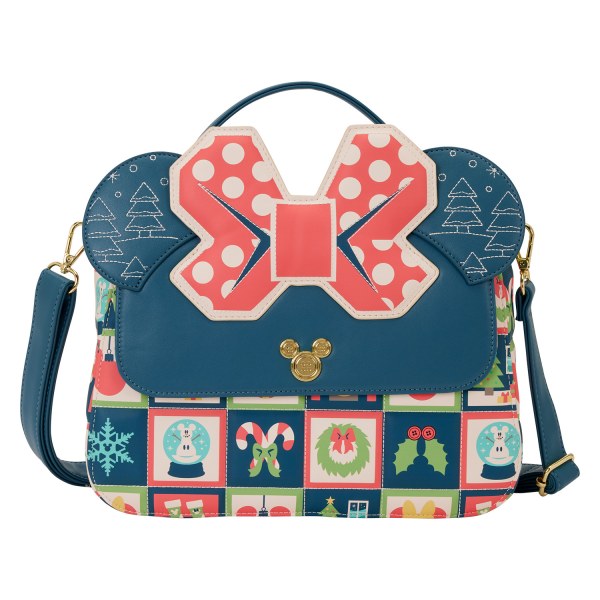 BORSA A TRACOLLA TOPOCLIMA E MINNIE HOLIDAY - DISNEY LOUNGEFLY