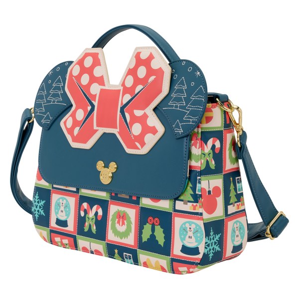 BORSA A TRACOLLA TOPOCLIMA E MINNIE HOLIDAY - DISNEY LOUNGEFLY