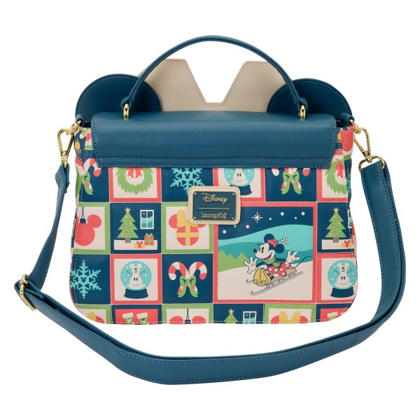 BORSA A TRACOLLA TOPOCLIMA E MINNIE HOLIDAY - DISNEY LOUNGEFLY