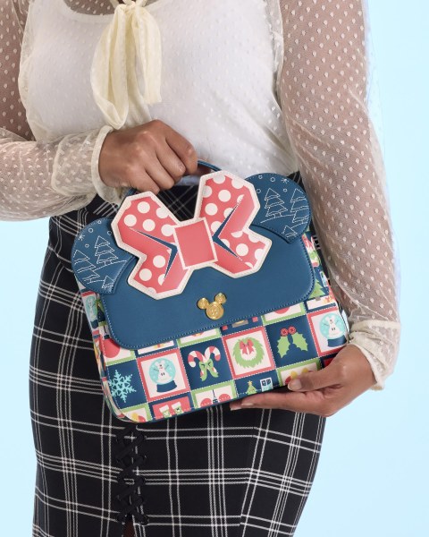 BORSA A TRACOLLA TOPOCLIMA E MINNIE HOLIDAY - DISNEY LOUNGEFLY
