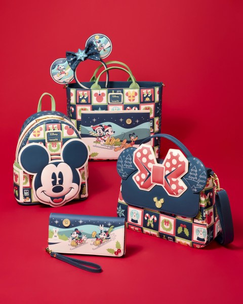 BORSA A TRACOLLA TOPOCLIMA E MINNIE HOLIDAY - DISNEY LOUNGEFLY