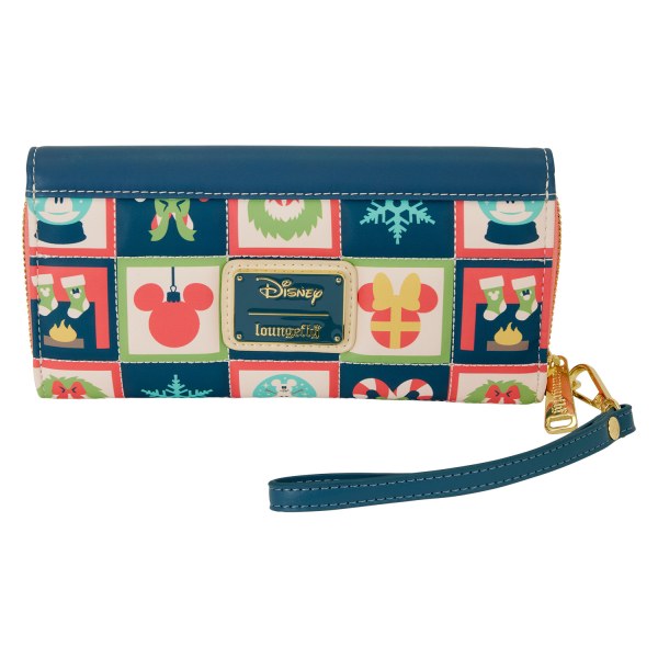 PORTAFOGLIO CON PATTA TOPOLINO E MINNIE HOLIDAY - DISNEY LOUNGEFLY