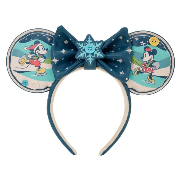 CERCHIETTO PER LE ORECCHIE TOPOLINO E MINNIE PER LE FESTE - DISNEY LOUNGEFLY