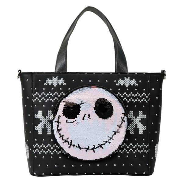TOTE BAG CON PORTAMONETE JACK - DISNEY LOUNGEFLY NIGHTMARE BEFORE CHRISTMAS