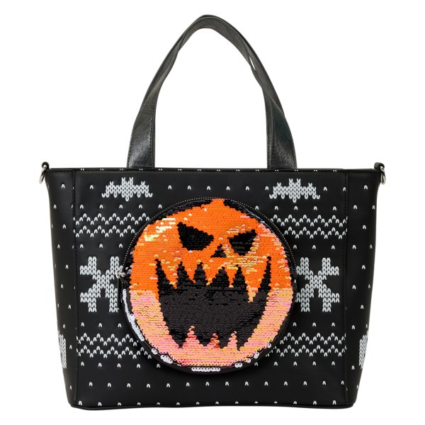 TOTE BAG CON PORTAMONETE JACK - DISNEY LOUNGEFLY NIGHTMARE BEFORE CHRISTMAS