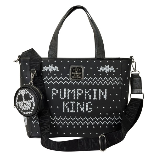 TOTE BAG CON PORTAMONETE JACK - DISNEY LOUNGEFLY NIGHTMARE BEFORE CHRISTMAS
