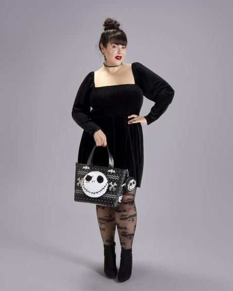 TOTE BAG CON PORTAMONETE JACK - DISNEY LOUNGEFLY NIGHTMARE BEFORE CHRISTMAS