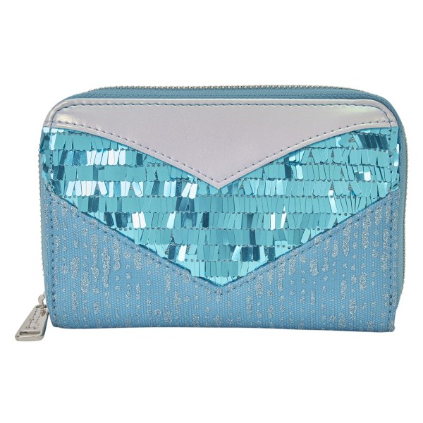 Portafoglio cosplay con paillettes glitterate della principessa Elsa - Disney Loungefly Frozen