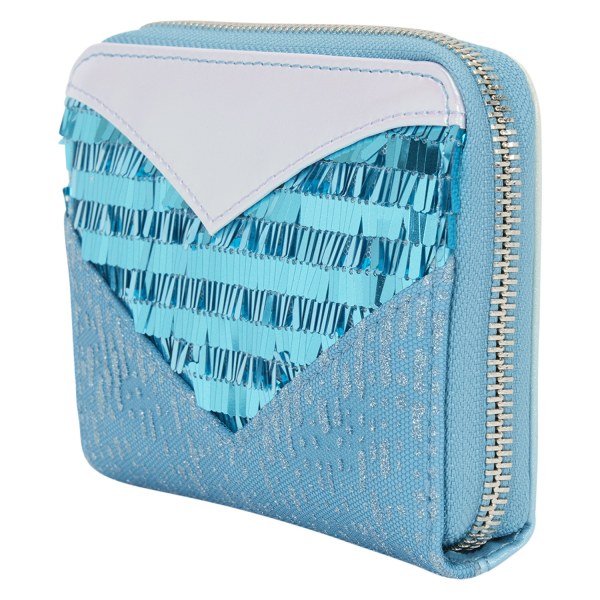 Portafoglio cosplay con paillettes glitterate della principessa Elsa - Disney Loungefly Frozen