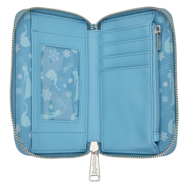 Portafoglio cosplay con paillettes glitterate della principessa Elsa - Disney Loungefly Frozen