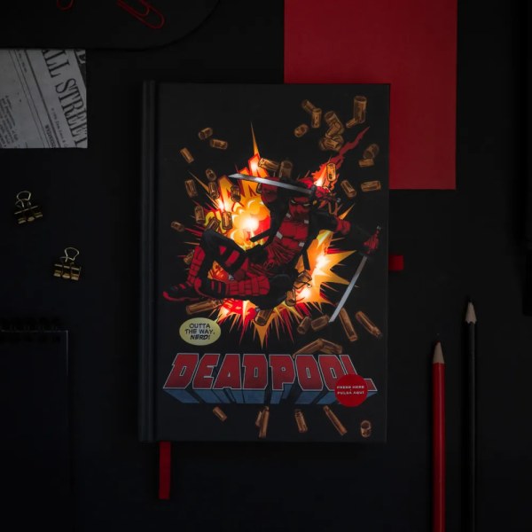 QUADERNO PREMIUM A5 CON LUCE - MARVEL DEADPOOL