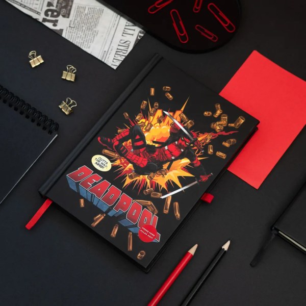 QUADERNO PREMIUM A5 CON LUCE - MARVEL DEADPOOL