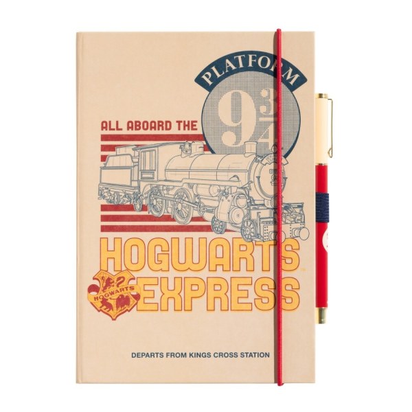 QUADERNO PREMIUM A5 CON PENNA PLATFORM 9 3/4 - HARRY POTTER