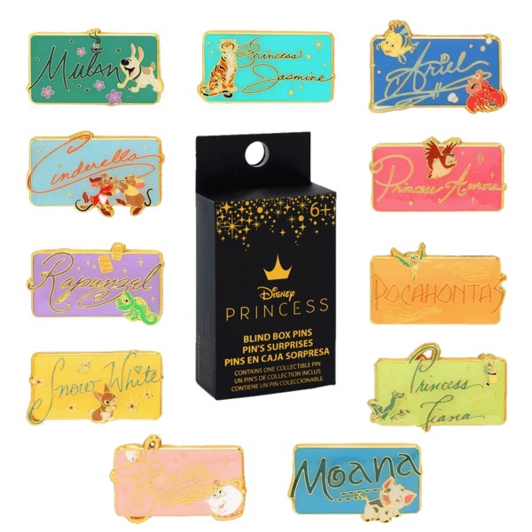 SPILLA SCATOLA MISTERIOSA DELLA FIRMA DELLA PRINCIPESSA - DISNEY LOUNGEFLY