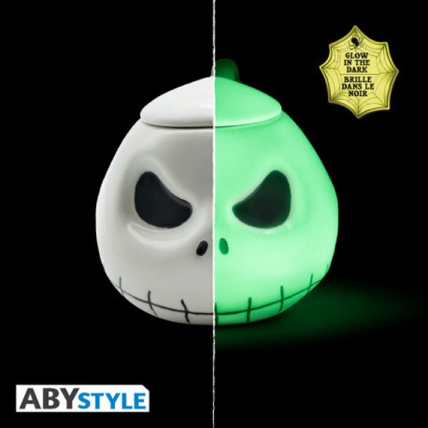 Tazza 3D Jack fosforescente - Disney The Nightmare before Natale
