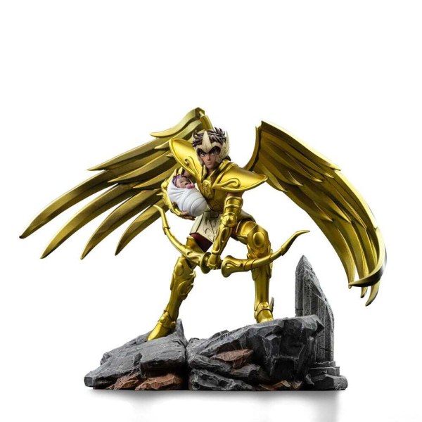 Statua dei Cavalieri dello Zodiaco in scala 1/10, statua di Sagittario Aiolos in Art Scale, 21 cm