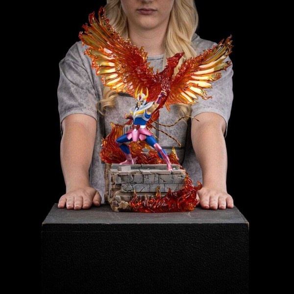 Statua dei Cavalieri dello Zodiaco 1/10 Deluxe Art Scale Phoenix Ikki 41 cm