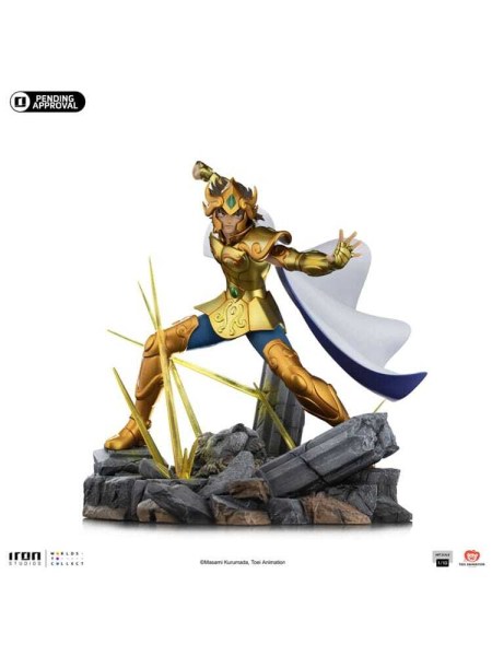 Statua dei Cavalieri dello Zodiaco 1/10 Art Scale Leo Aiolia 24 cm