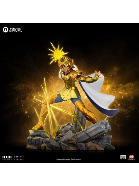 Statua dei Cavalieri dello Zodiaco 1/10 Art Scale Leo Aiolia 24 cm