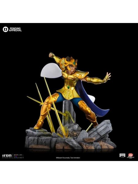 Statua dei Cavalieri dello Zodiaco 1/10 Art Scale Leo Aiolia 24 cm