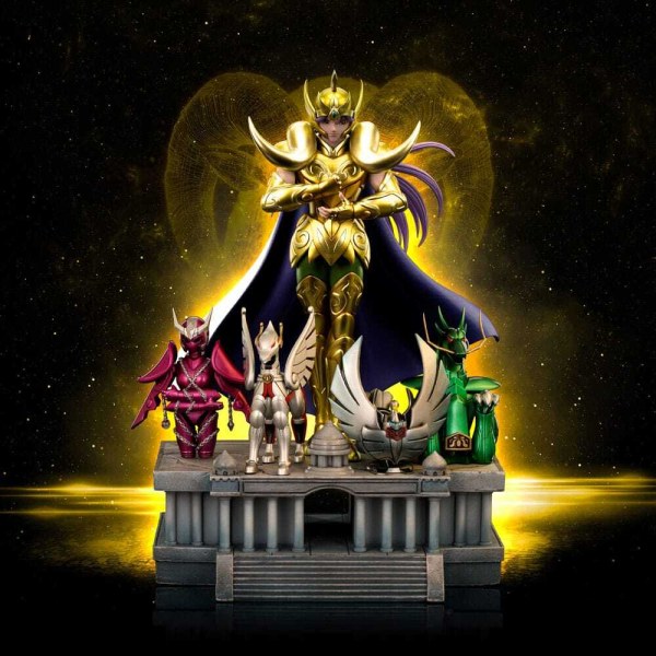 I Cavalieri dello Zodiaco 1/10 Art Scale Aries Mu Deluxe 27 cm