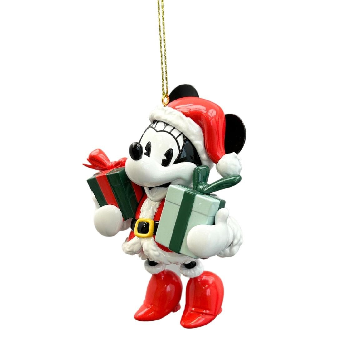 Ornamento 3D Minnie vintage Babbo Natale - Disney