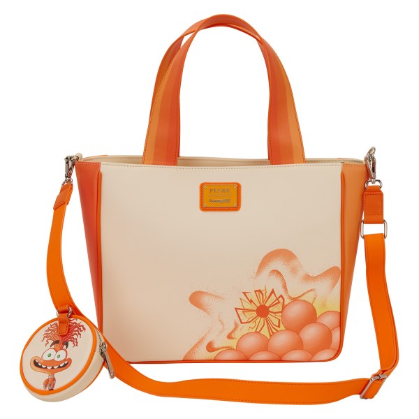 BORSA TOTE CON PORTAMONETE INSIDE OUT 2 ANXIETY - DISNEY PIXAR LOUNGEFLY
