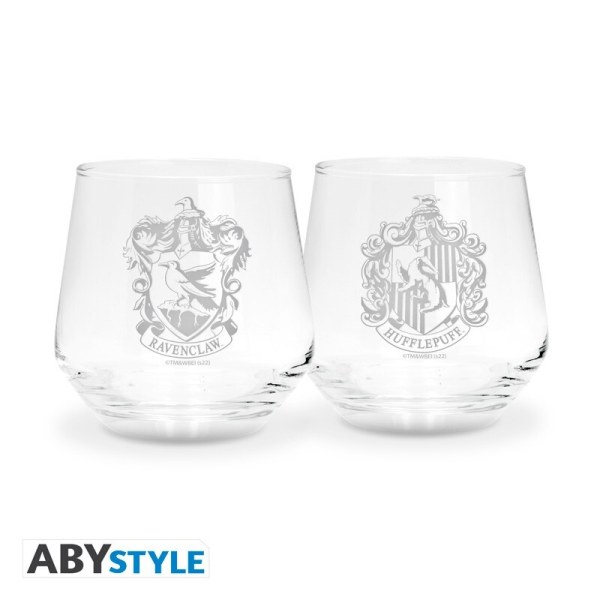 Set di 2 bicchieri Serdaigle e Tassorosso - Harry Potter