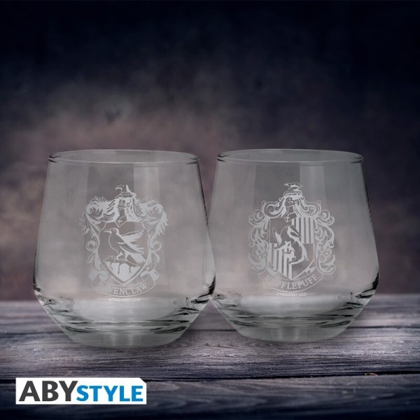 Set di 2 bicchieri Serdaigle e Tassorosso - Harry Potter