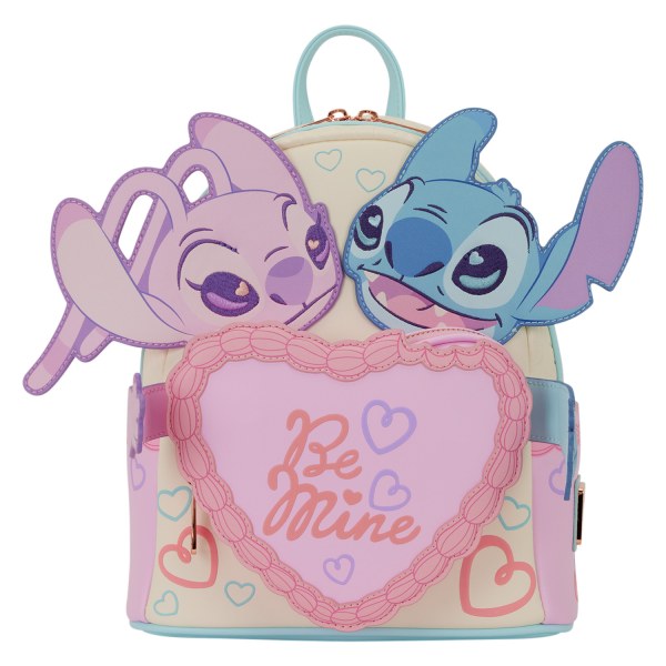 MINI ZAINO STITCH & ANGEL BE MINE - DISNEY LOUNGEFLY