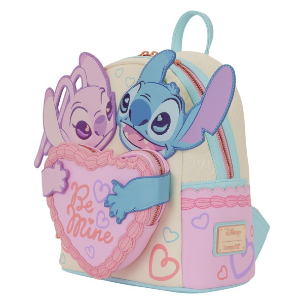 MINI ZAINO STITCH & ANGEL BE MINE - DISNEY LOUNGEFLY