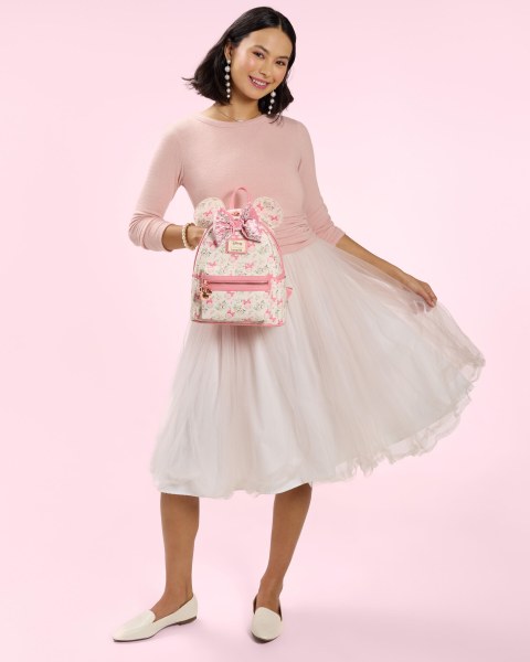MINI ZAINO FLOREALE MINNIE - DISNEY LOUNGEFLY