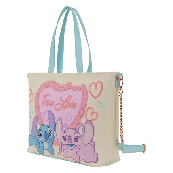 BORSA TOTE STITCH & ANGELO TRUE LOVE - DISNEY LOUNGEFLY
