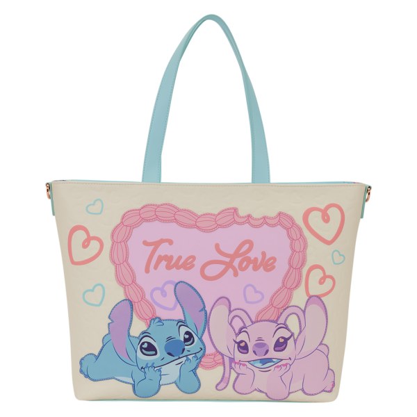 BORSA TOTE STITCH & ANGELO TRUE LOVE - DISNEY LOUNGEFLY