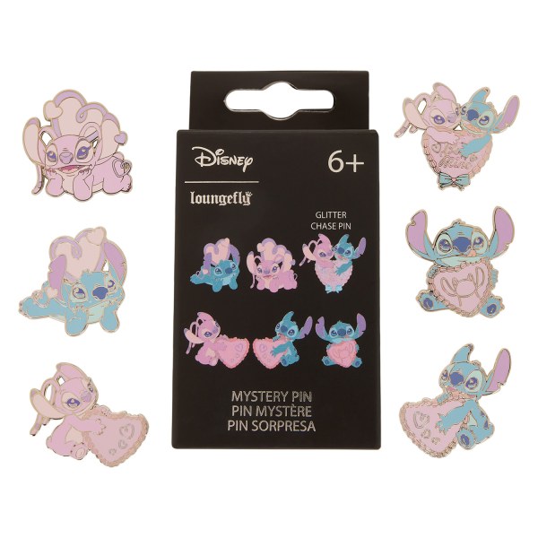 SPILLA MISTERY BOX STITCH & ANGELO HEARTS - DISNEY LOUNGEFLY